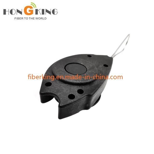 FTTH Fish Shape Rotating Deflection Drop Cable Clamp