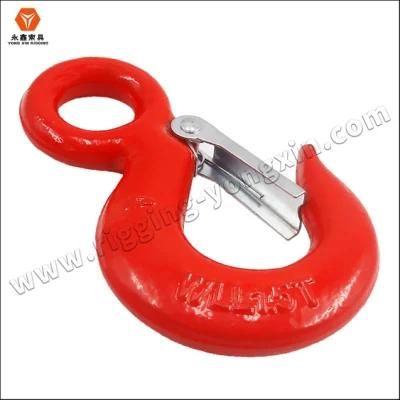Us Type 320A Safety 5 Tons 8ton Alloy Steel Eye Lifting Hoist Hook with Latch