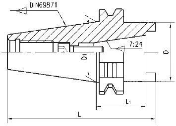 7: 24 Shank Adapters for CNC Machine