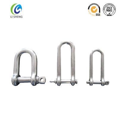 Stainless Steel and Galvanized Long Dee Shackle