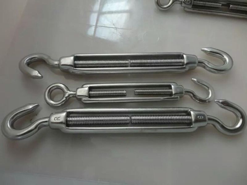 Stainless Steel Turnbuckle in Hook to Eye, Eye to Eye, Hook to Hook, Grade 316 or Grade 304