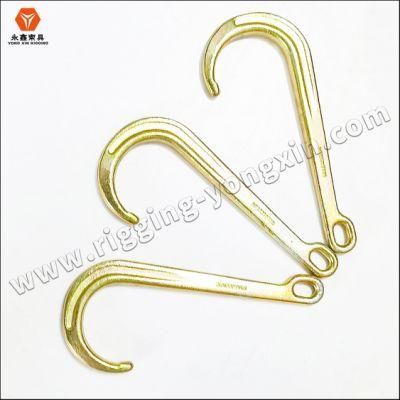 Wholesale Zinc Plating Yellow 45#Mn Towing Chain Cluster Hook