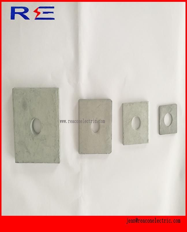 Galvanized Square Flat Washer for Pole Line Hardware