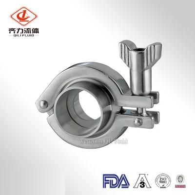 Sanitary Fitting Ss 304/316L High Pressure Tri-Clamp Pipe Clamp