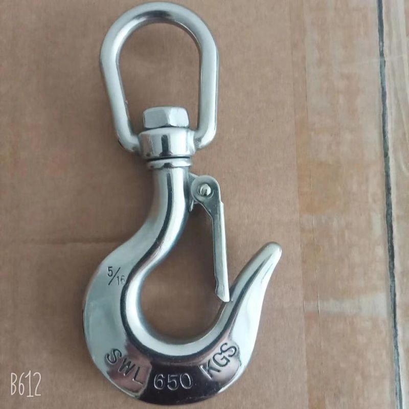 Rigging European Type Forged G80 Swivel Grab Hook of Hardware