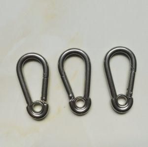 China Supplier Stainless Steel DIN 5299 Snap Hook with Eyelet