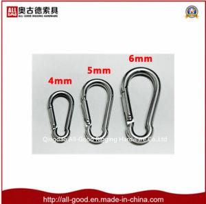 Stainless Steel Carabiner Spring Snap Hook DIN5299