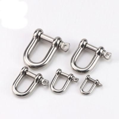 Forged Stainless Steel Screw Pin Anchor Shackles D Link Shackle