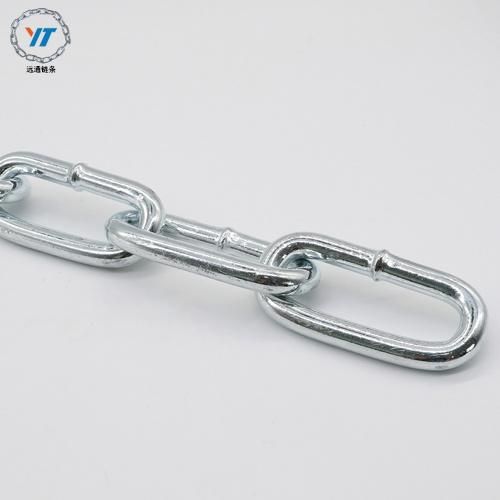 Welded Zinc Plated DIN5685c Long Link Chain