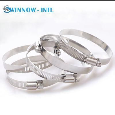 Stainless Steel Worm Gear American Type Hose Clamps