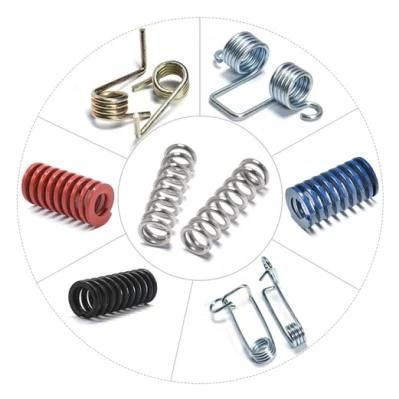 Custom Metal Carbon Steel Galvanize Extension Hooks Extension Coil Springs