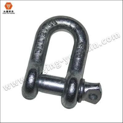 Wholesale Hardware Rigging Galvanized Us Type Drop Forged Carbon Steel G210 Shackle Straight Dee D Shape Chain Anchor Shackle