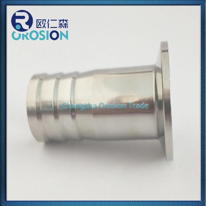 Stainless Steel Rubber Hose Adapter for Sanitary Grade