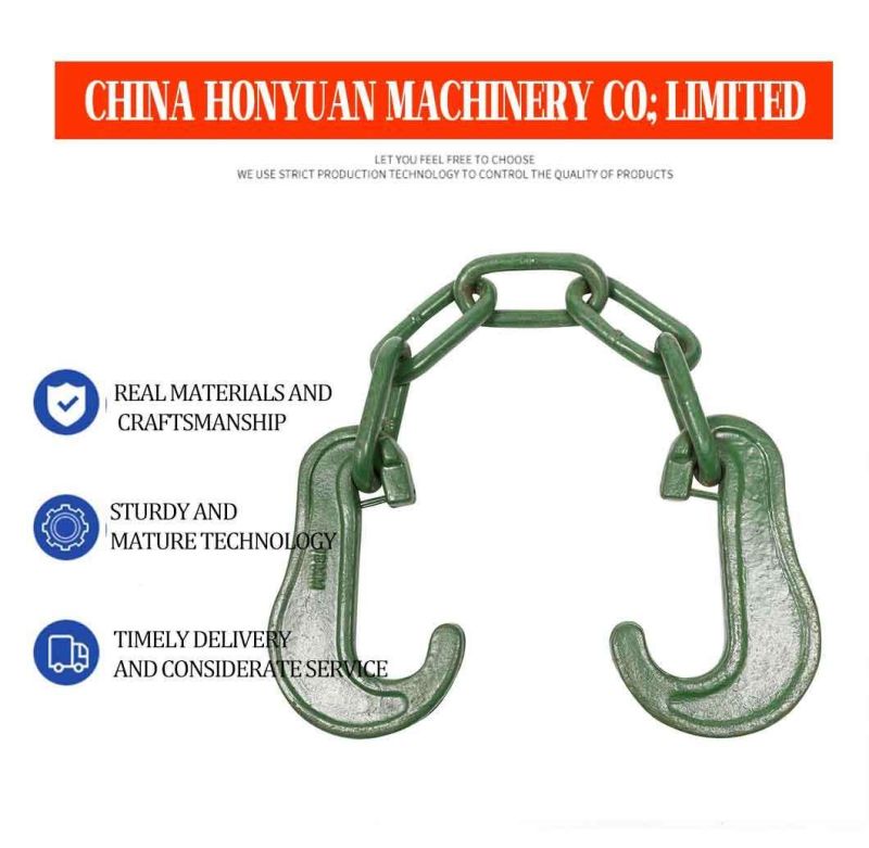 G80 Chains with Belt Hook for Lashing/Tie Down