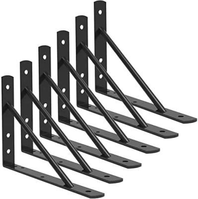 Wall Mounted Metal Shelf Holders Iron Right Angle L Brackets