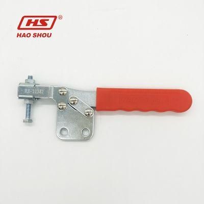 HS-22382 Haoshou 550lbs Straight Base Jig Horizontal Type Toggle Clamp for Checking Fixture