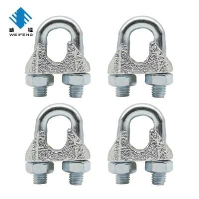 DIN741 Rigging Hardware Galvanized Malleable Wire Rope Clip