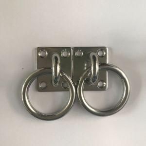 Stainless Steel Round Eye Plate with Ring