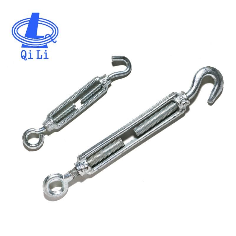 Drop Forged Carbon Steel DIN1480 Galvanize Open Turnbuckle