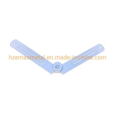 White Powder Coated Adjustable Bracket for Wooden Shelf