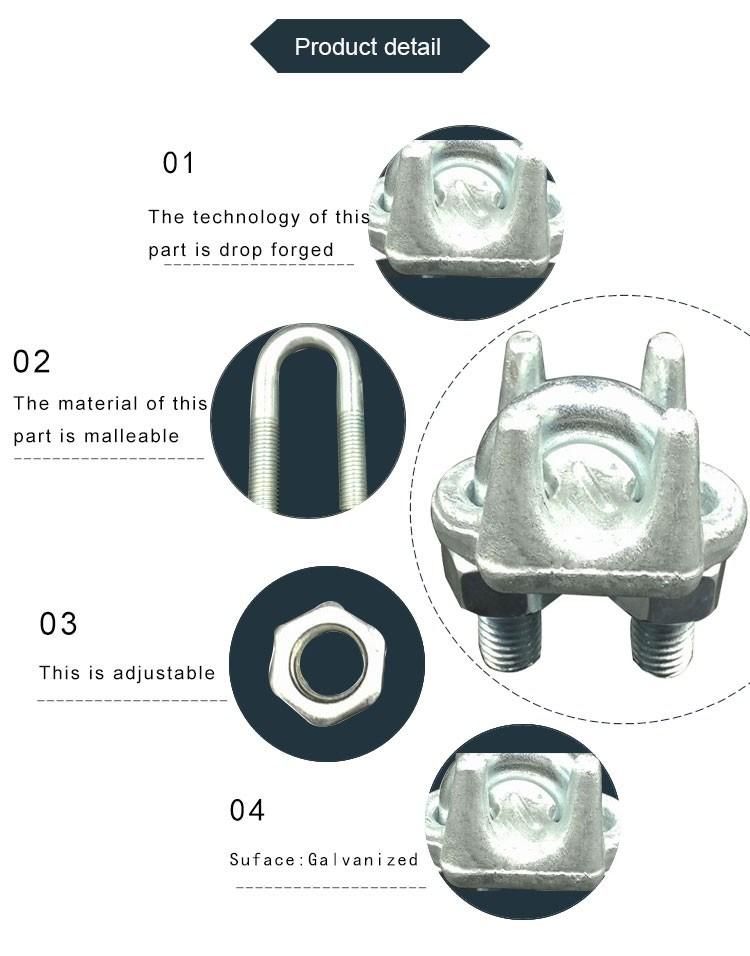 Stainless Steel Wire Rope Clamp