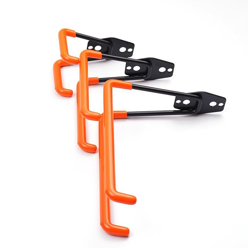 Garage Hooks for Hanging Tools Wall Mount PVC Coated Double Hooks