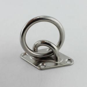 High Quality Stainless Steel Square Eye Plate with Ring
