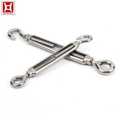 Stamping Rigging Hardware Parts Forged Stainless Steel Eye Hook Maleable Open Body Turnbuckle