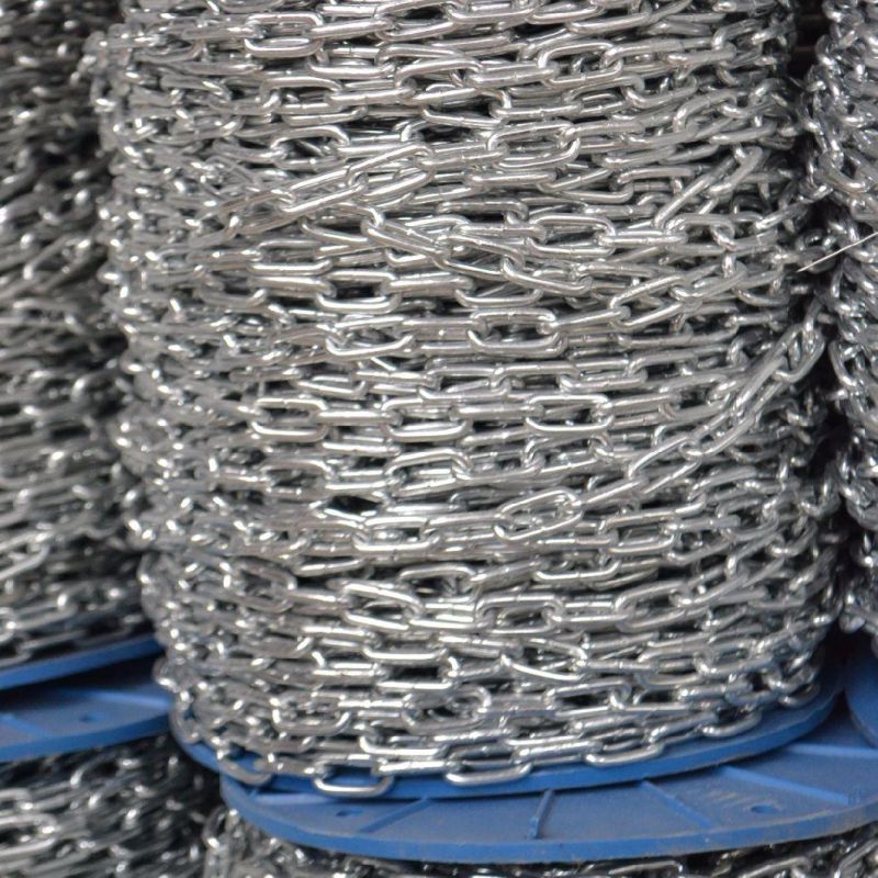 Galvanized British Type Medium Link Commercial Welded Link Chain Carbon Steel Short/Long/Medium Link Chain