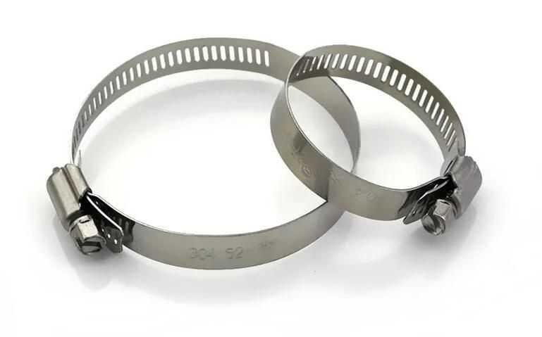 304 Stainless Steel Fixed Gas Pipeline Pipe Clamp Hose Clamp