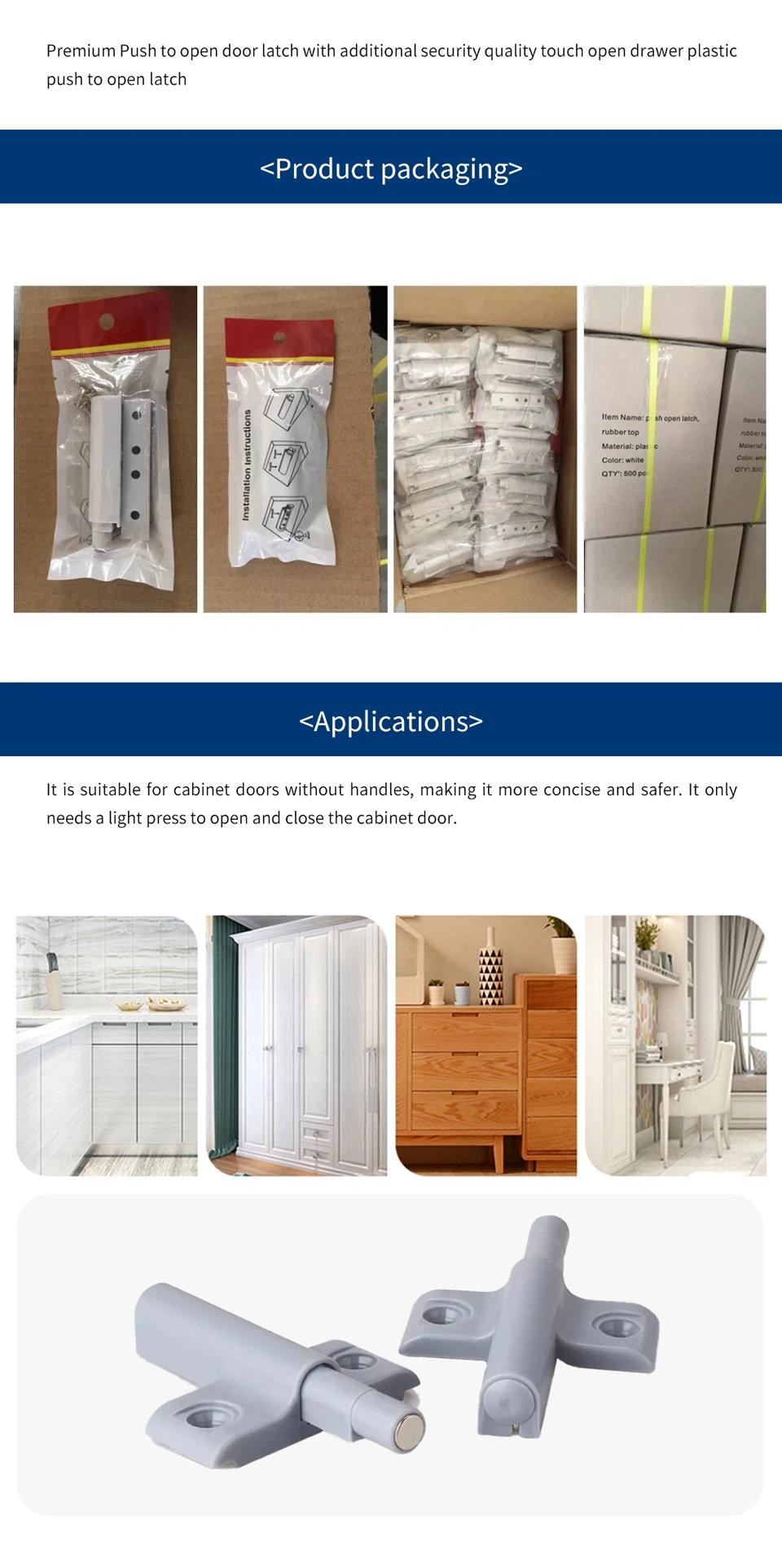 Push to Open Toggle Door Latch for Kitchen Cabinet Door