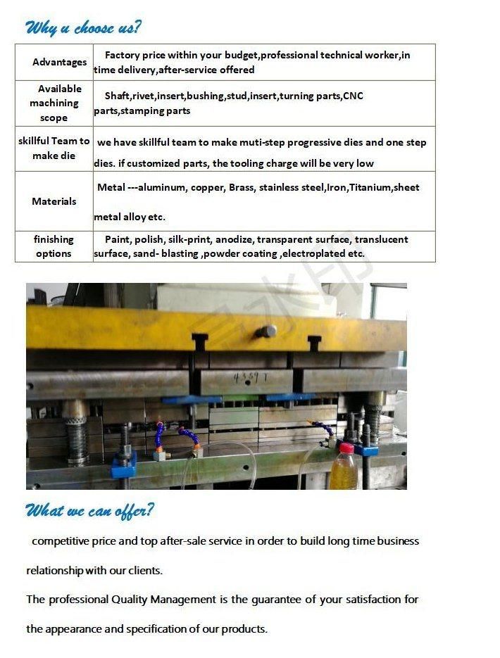 Round Metal Plate/Metal Stamping Parts