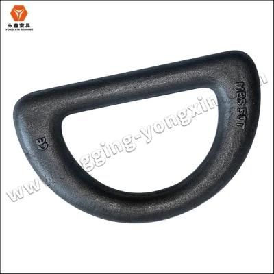 Steel Pipe Fine-Reinforced D-Ring Large Opening D-Ring Lifting Sling Rigging Load-Bearing D Ring