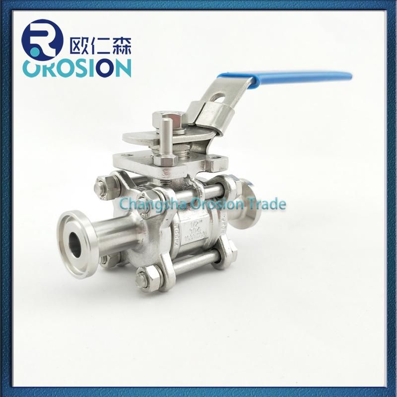 3PC Type Welded Ball Valve CF8 CF8m CF3 CF3m