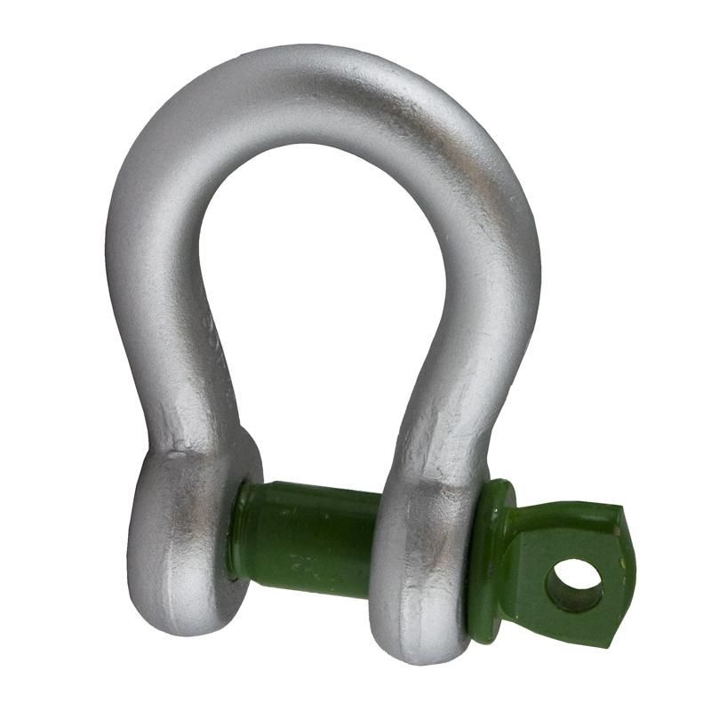 Factory G80 High Tensile 316 Stainless Steel Screw Pin Anchor Bow Shackle for Overloading Work