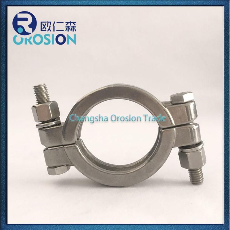 Sanitary Stainless Steel SS304 High Pressure Clamp