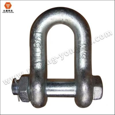 Bolt Shackle Shackle Bolt Type Shackle Bolt Type G2150 D Shape Shackle Galvanized 6 Safety Shackle