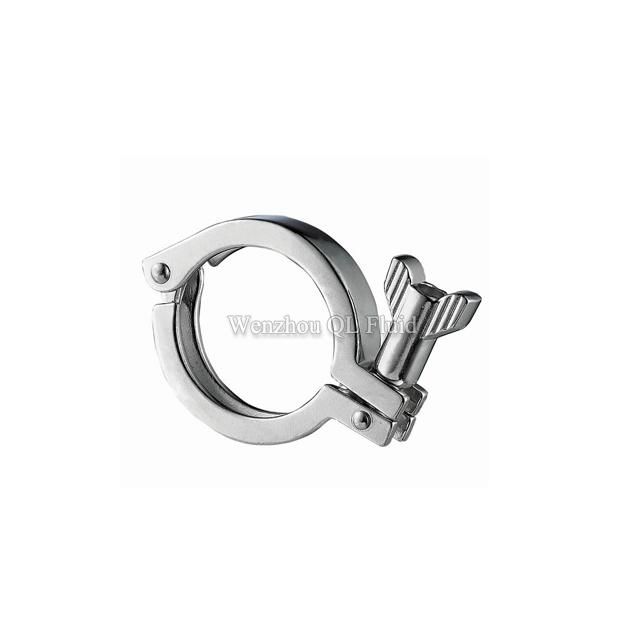 Stainless Steel Pipe Clamp Sanitary Ferrule Clamp