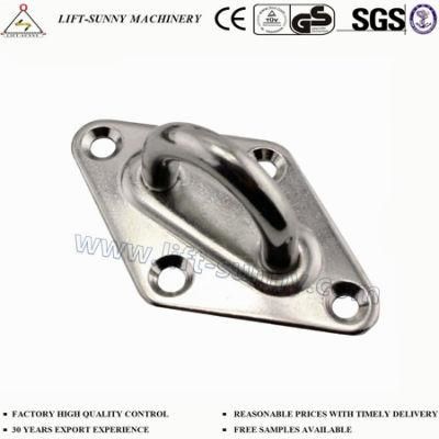 304 316 Stainless Steel Diamond Pad Eye Plate