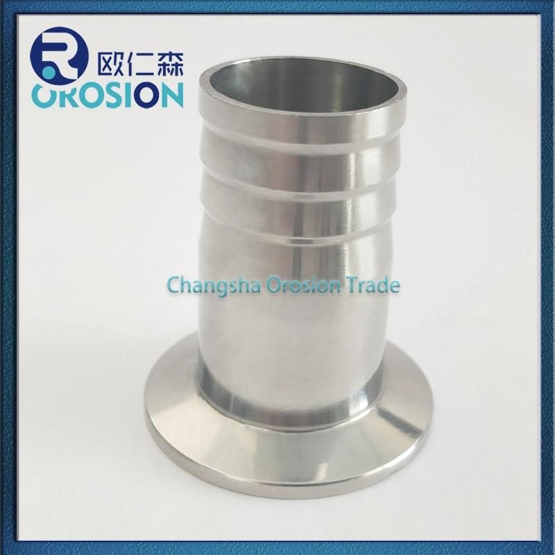 Stainless Steel Rubber Hose Adapter for Sanitary Grade