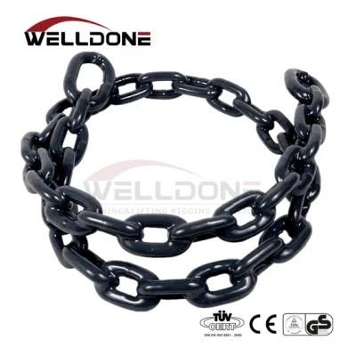 Black Oiled En 818-2 Grade 80 Short Link Lifting Chain Sling