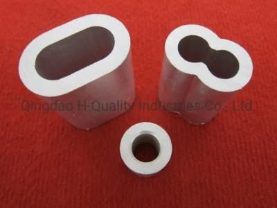En13411-3 DIN3093 Aluminium Oval Sleeve Fitting for Wire Rope