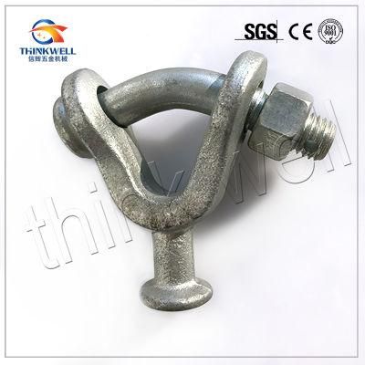 Factory Price Forged Galvanized Y Ball Clevis for Transmission Line