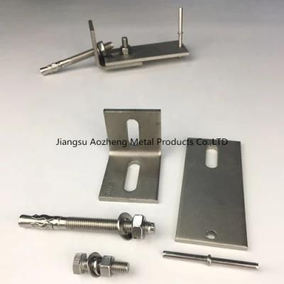 Building Material Stainless Steel Plat and Bracket Group for Cladding Fixing System