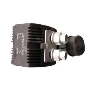 Customized Size Silver Jjcpiercing Wire Clamp Hot Galvanized Cable Connector with High Quality