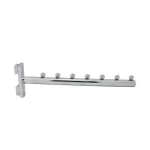 Metal Chrome Display Iron Hooksupplier Oval Tube Hook Steel Tube Square for Canalina System