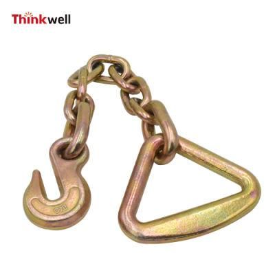 Wholesale G70 Transport Chain with Eye Grab Hook Delta Ring