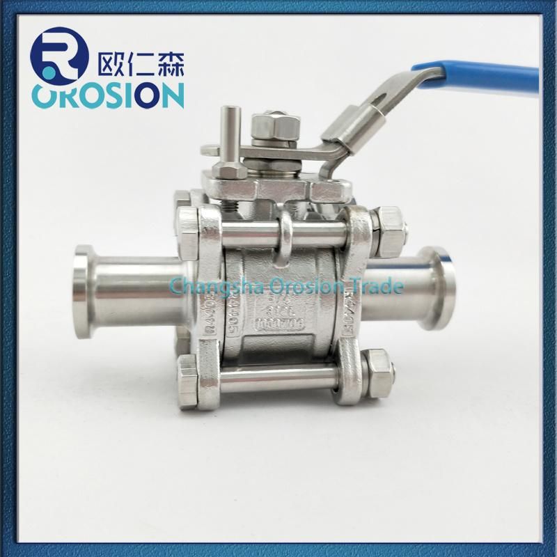 3PC Type Welded Ball Valve CF8 CF8m CF3 CF3m