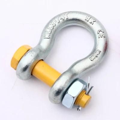 Hot DIP Galvanized Drop Forged Steel Screw Pin Shackle