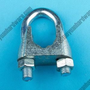 DIN741 Malleable Wire Rope Clips, Zinc Plated